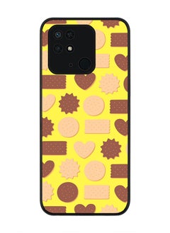 Rugged Black edge case for Redmi 10C 4G  Slim fit Soft Case Flexible Rubber Edges Anti Drop TPU Gel Thin Cover - Hearty Biscuits