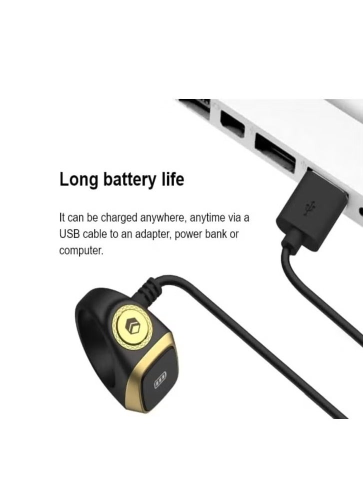 JAJEEK SQ 669 Bluetooth Quran Speaker with Smart Tasbih Zikr Ring – 20mm Hole Wall Speaker, Wireless Bluetooth Al Quran Speaker with Light, Enhanced Sound for Quran Recitations, Zikr, Prayer, and Spiritual Practice, Ideal for Home, Mosque, and Personal Use - Image 4