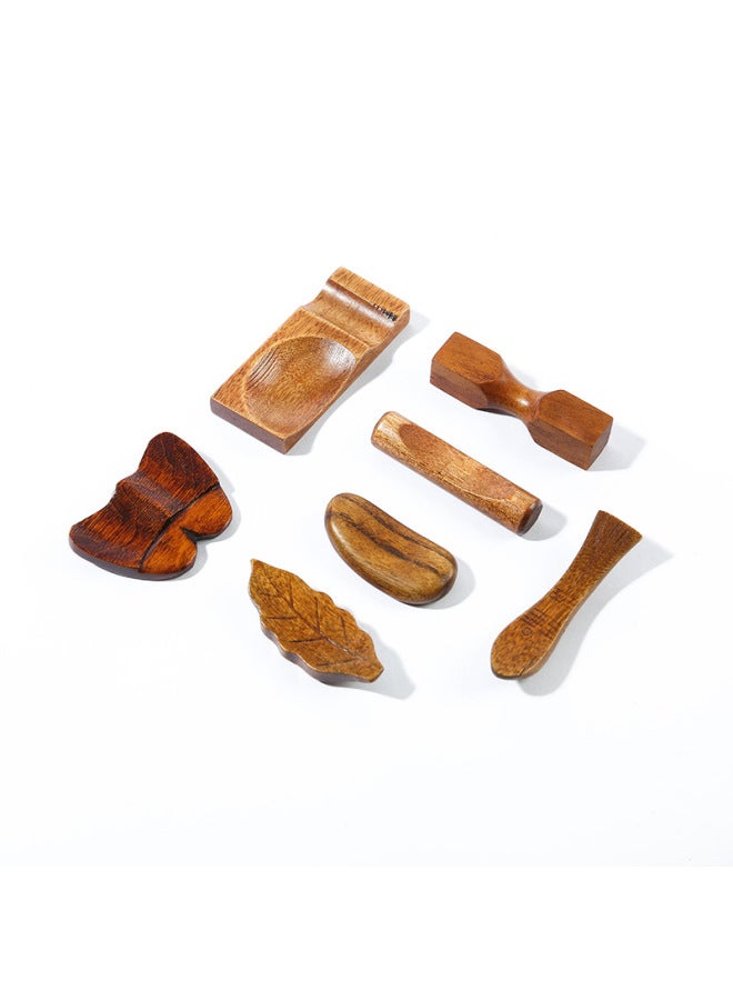 Japanese Chopsticks Holder Chopsticks Holder Ornaments Solid Wood Chopsticks Holder Home Kitchen Restaurant Special Tableware Chopsticks Holder-Color:9 6*1.5  - Image 3
