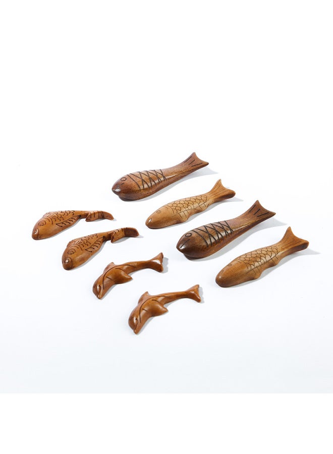 Japanese Chopsticks Holder Chopsticks Holder Ornaments Solid Wood Chopsticks Holder Home Kitchen Restaurant Special Tableware Chopsticks Holder-Color:9 6*1.5  - Image 5