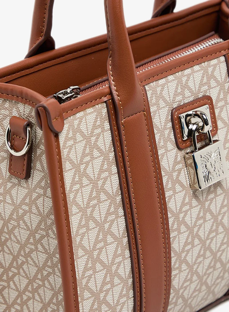 ANNE KLEIN  Anne Klein Monogram Patterned Pu Tote Bag for Women | Best Price UAE