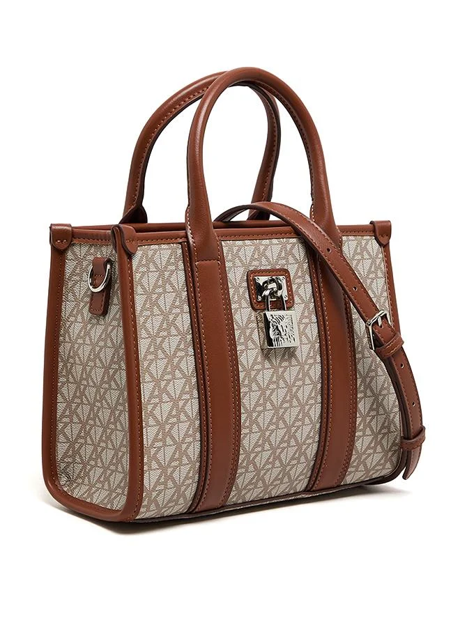 Anne Klein  Monogram Patterned PU Tote Bag for Women | Best Price UAE