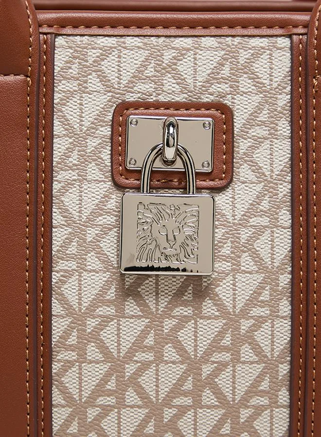 Anne Klein  Monogram Patterned PU Tote Bag for Women | Best Price UAE