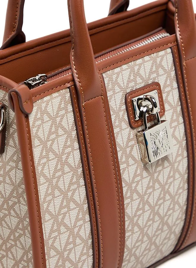 Anne Klein  Monogram Patterned PU Tote Bag for Women | Best Price UAE