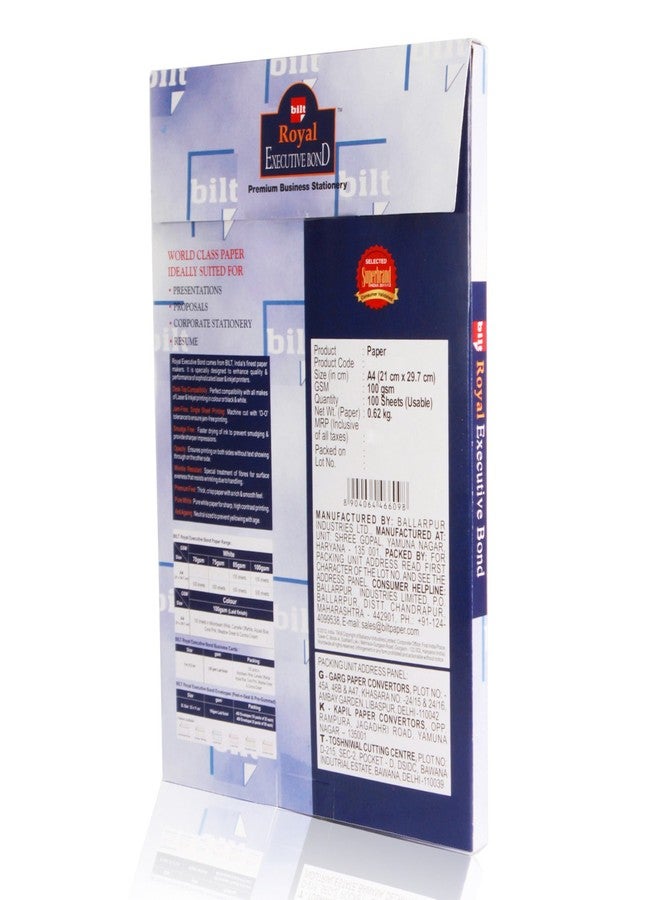 Bilt Royal Executive Bond Paper - A4, 100 GSM, Corona Cream - Image 3