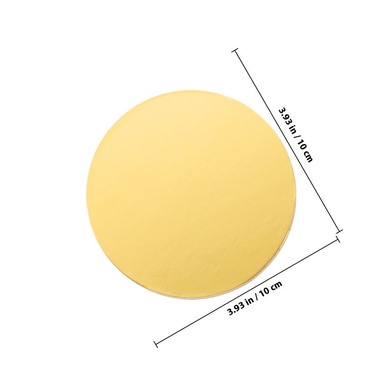 20Pcs Round Cake Boards Paper Cake Boards Cake Paper Plates Dessert Board Base Party Cake Trays (10cm) - Image 2
