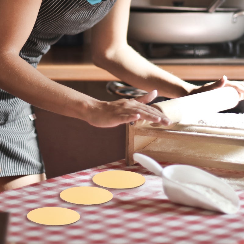 20Pcs Round Cake Boards Paper Cake Boards Cake Paper Plates Dessert Board Base Party Cake Trays (10cm) - Image 3