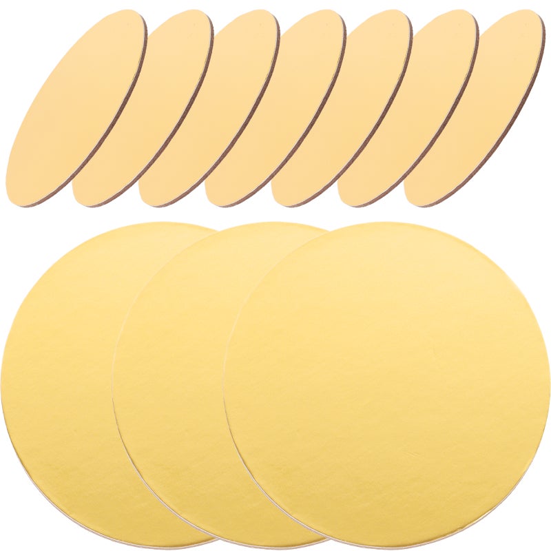 20Pcs Round Cake Boards Paper Cake Boards Cake Paper Plates Dessert Board Base Party Cake Trays (10cm) - Image 4