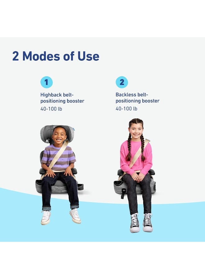 GracoÂ® TurboBoosterÂ® 2.0 LX Highback Booster Seat with Latch System, Gannon - Image 2