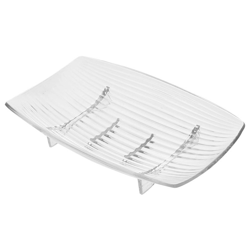 Self Draining Soap Holder Tray with Drainage Holes for Bathroom Sink and Shower Use - Image 2