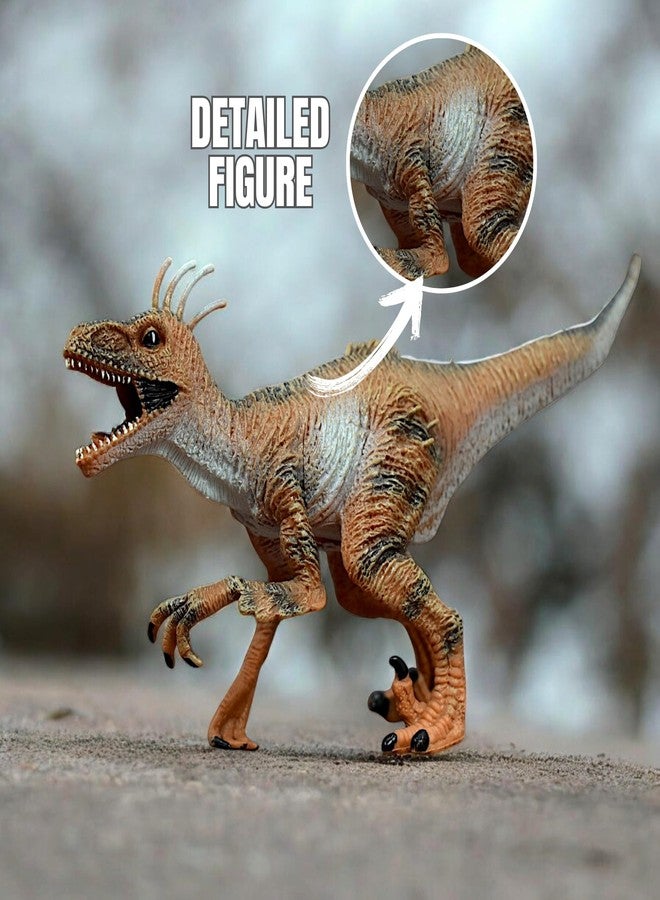 MASIPICKS Dinosaur Action Figures Dragon Park Animal Toys for Kids 3-12 Years Realistic Dinosaur 10 Inch Big Size Education Toy for Boys Girls (Velociraptor) - Image 2