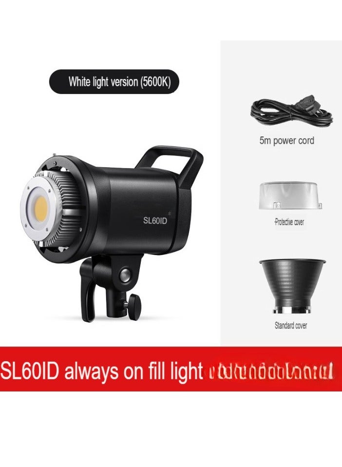 Godox SL60IID LED Video Light, Ultra Silent Fill Light, LED Continuous Output Lighting Photography Light, Studio Video Light With Compact Size, (SL60IID Single Lamp Set, Lantern Ball Model) - Image 1