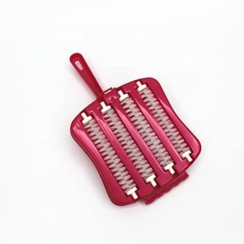 krifa Enterprises krifa Enterprises Carpet Cleaning Brush with Dust Collector Handheld 4 Roller Car Seats Table Linen Sofas Curtains Mats Cleaning Brush Multicolor  - Image 3