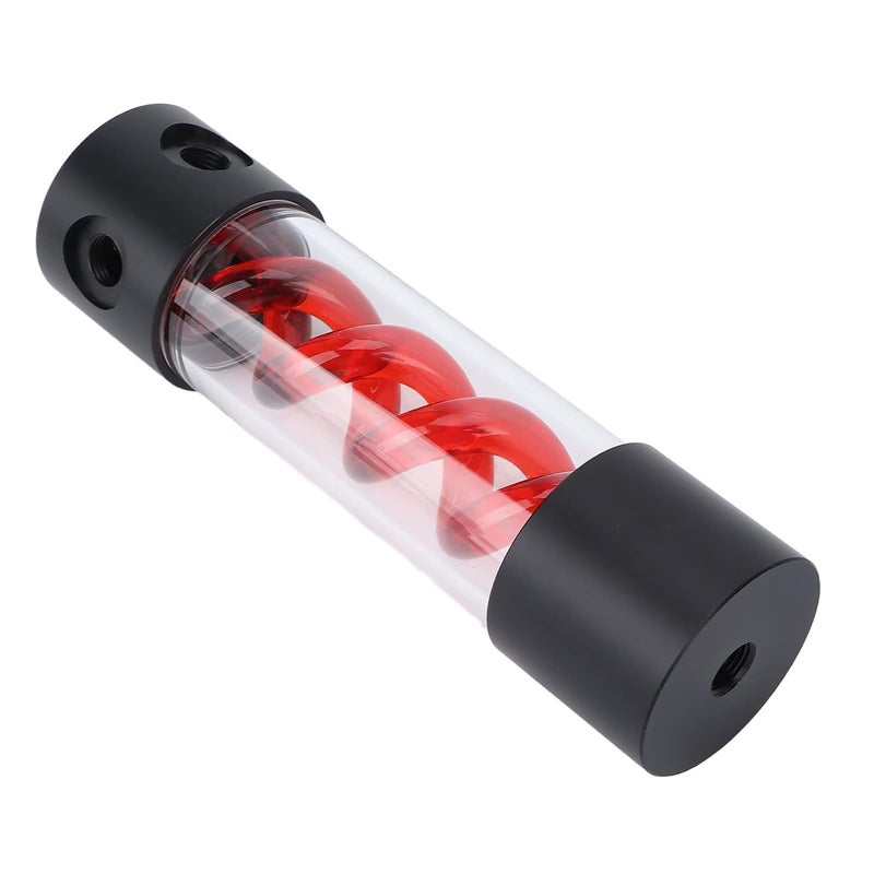 Reservoir Water Cooling, 200mm Acrylic Cylindrical Design, 4 Hole G1/4 Thread, High Temperature Resistance for PC Water Cooling Systems - Image 5