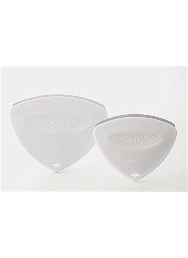 exfolimate Face and Body Exfoliation - Exfolimate, 2 Piece Face and Body Exfoliation Tool Set - Remove blackheads, clear pores, freshen and revitalize skin. - Image 1