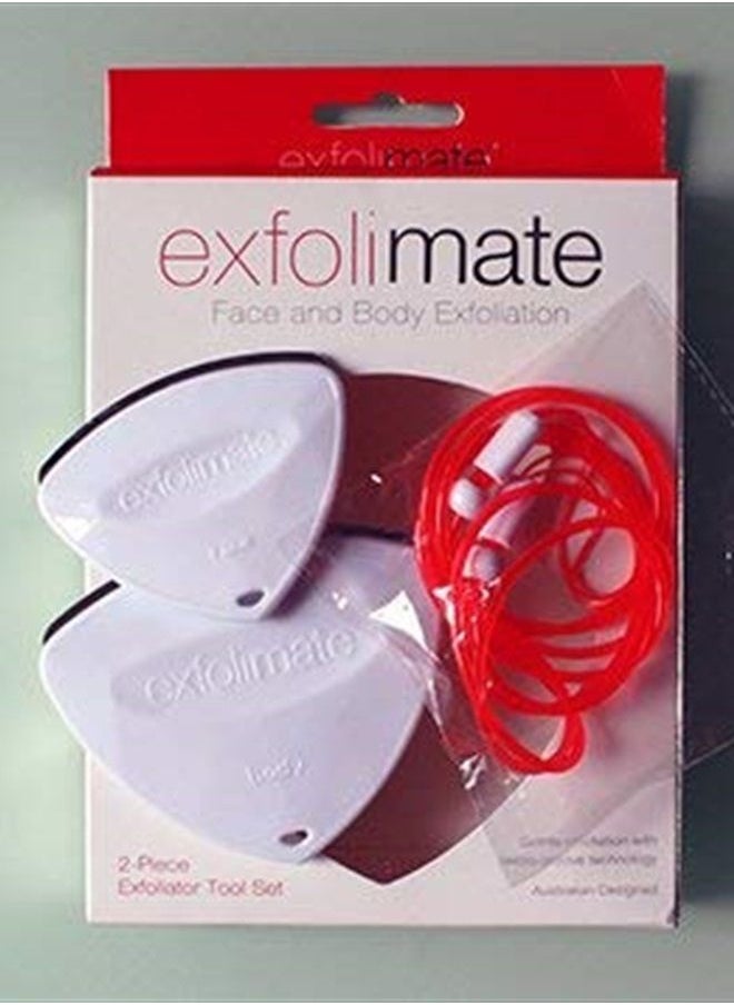 exfolimate Face and Body Exfoliation - Exfolimate, 2 Piece Face and Body Exfoliation Tool Set - Remove blackheads, clear pores, freshen and revitalize skin. - Image 1