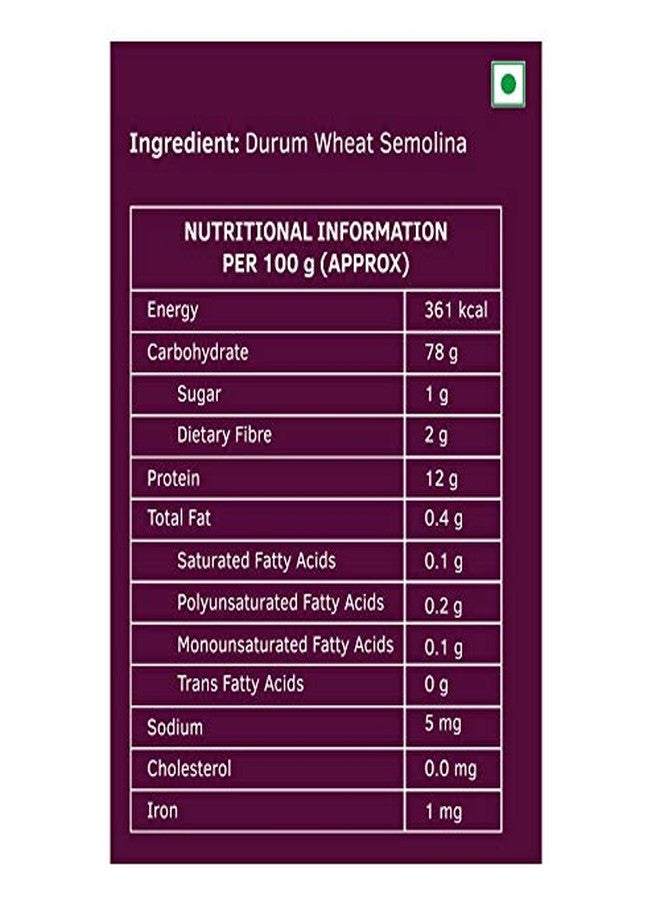 Keya 100% Durum Wheat Fusilli Pasta 500gm, Pack 2 - Image 5