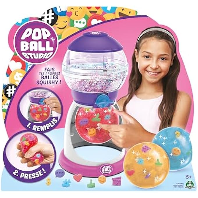 Giochi Preziosi QUP00 Ball Factory Creates, Filled and Squeezes, 3 Squishy Balls and Accessories, Toy for Children Aged 5 and Above, Giochi Preziosi - Image 2