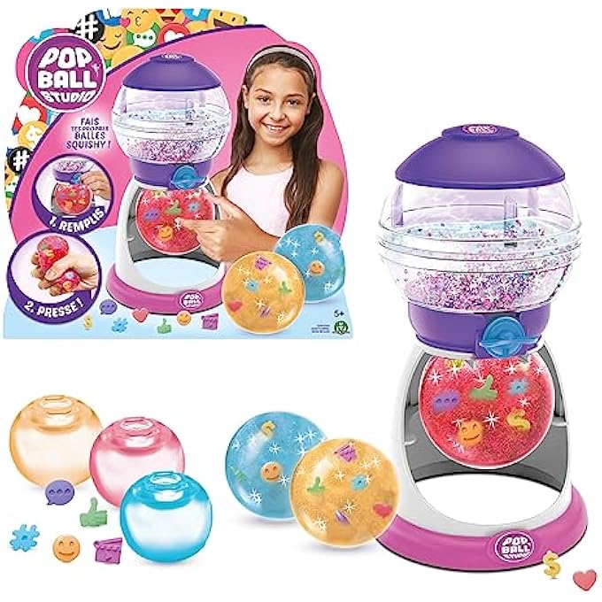 Giochi Preziosi QUP00 Ball Factory Creates, Filled and Squeezes, 3 Squishy Balls and Accessories, Toy for Children Aged 5 and Above, Giochi Preziosi - Image 1