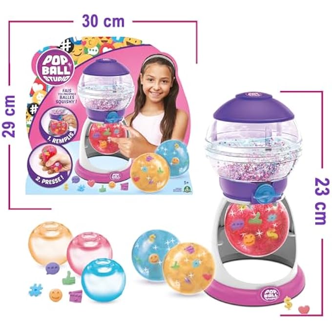 Giochi Preziosi QUP00 Ball Factory Creates, Filled and Squeezes, 3 Squishy Balls and Accessories, Toy for Children Aged 5 and Above, Giochi Preziosi - Image 5