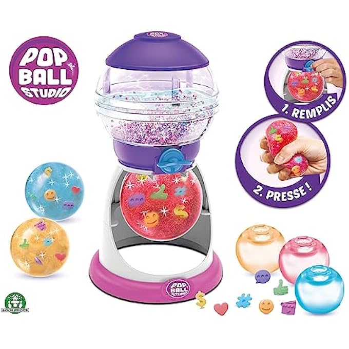 Giochi Preziosi QUP00 Ball Factory Creates, Filled and Squeezes, 3 Squishy Balls and Accessories, Toy for Children Aged 5 and Above, Giochi Preziosi - Image 4