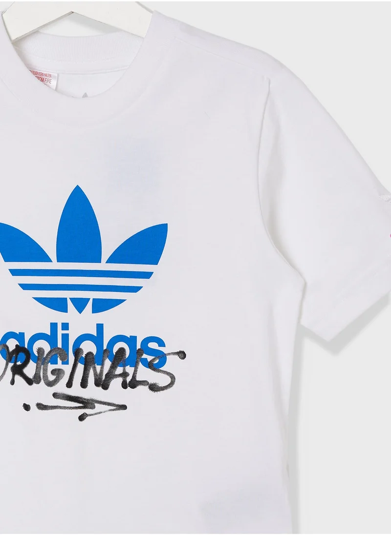 اديداس اوريجينالز Kids Graphics T-Shirt