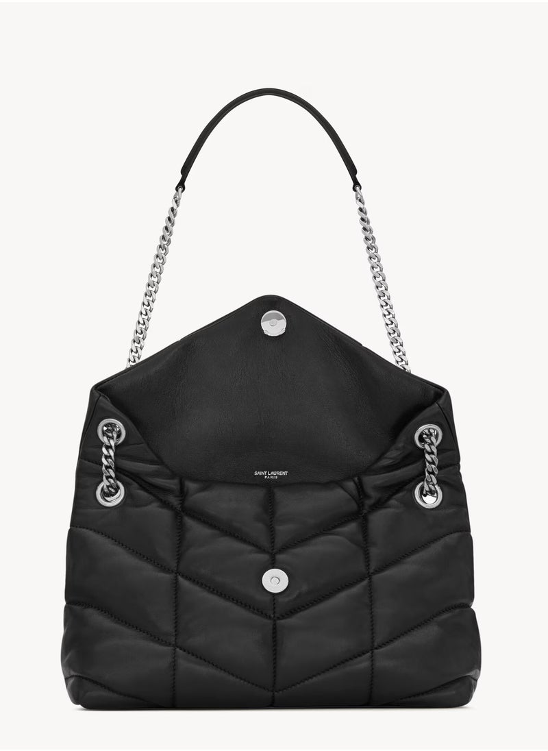 Yves Saint Laurent - Lou Puffer Toy YSL Shoulder Bag in Quilted Leather - Image 1