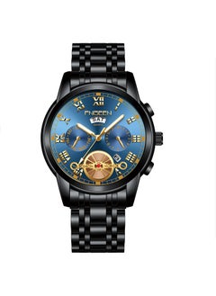 FNGEEN FNGEEN Men's and Women's Fashion Tourbillon Watch, Quartz Movement, Steel Band, Multifunction Non-Mechanical Watch  - Image 1