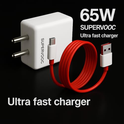mifaso أصلية شاحن Oneplus 65W Supervooc مع كابل USB 3.3 قدم أحمر لهاتف Oneplus 15,15R,13,13R,13S,12,12r,11,11r,10 pro, Nord 6,5,4,3,Ce5,Ce2 Lite,Ce4 | يدعم 65 واط لجميع أجهزة Type C إلى USB C - Image 2