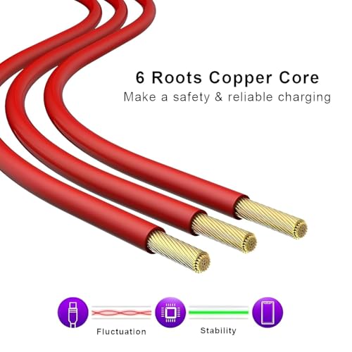 mifaso أصلية شاحن Oneplus 65W Supervooc مع كابل USB 3.3 قدم أحمر لهاتف Oneplus 15,15R,13,13R,13S,12,12r,11,11r,10 pro, Nord 6,5,4,3,Ce5,Ce2 Lite,Ce4 | يدعم 65 واط لجميع أجهزة Type C إلى USB C - Image 5