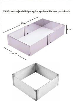 Practical Adjustable Luxury Square Adjustable Cake Mold Stainless Steel - pzsku/Z834C69CA7B2E0DF05E43Z/45/_/1730874720/7df61503-cda4-4532-9545-dc966dc35ec6