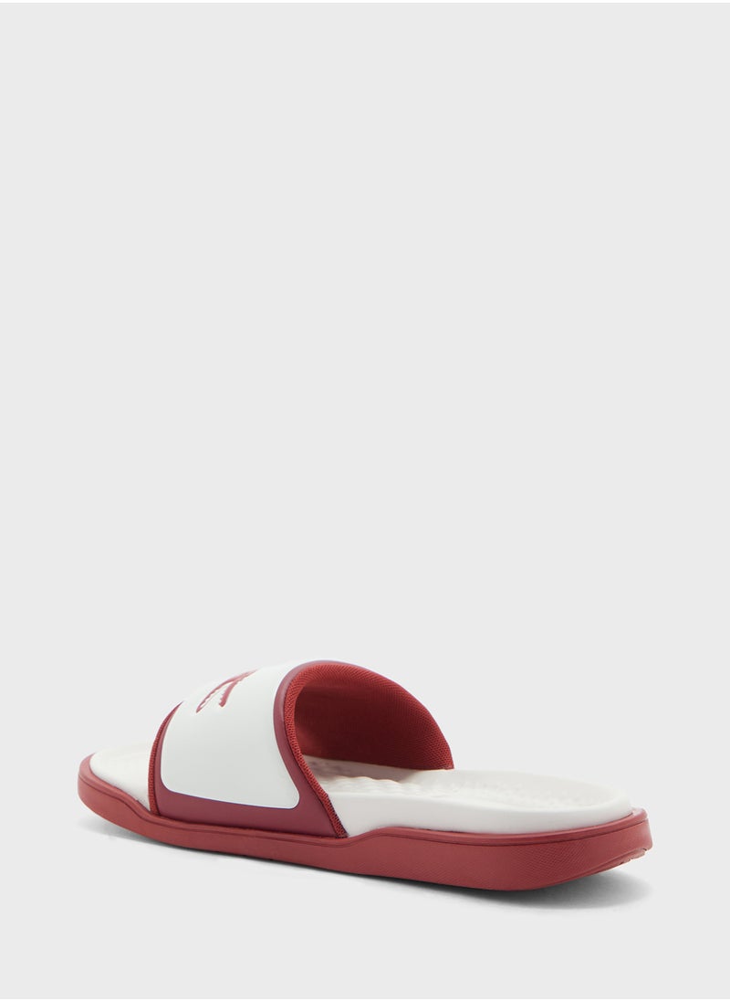 LACOSTE - Single Strap Serve Slide - Image 1