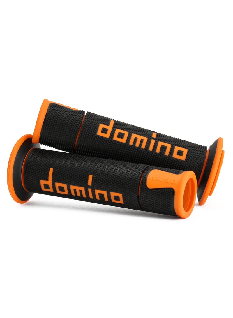 Domino Racing A450 On-Road Racing Grips – Orange/Black