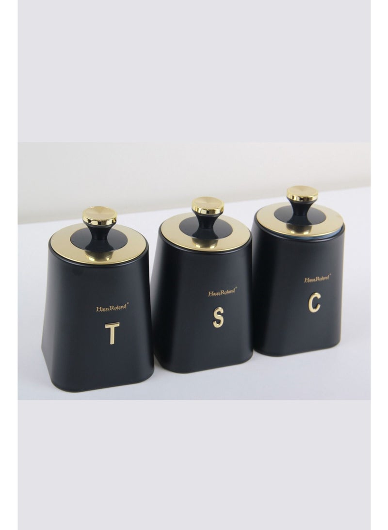 ماركة غير محددة طقم برطمانات علب تخزين السكر والشاي والقهوة - Image 5