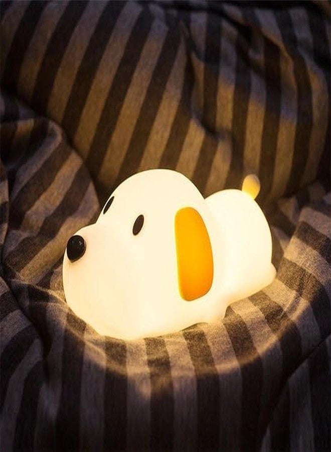 Blackzone Cute Night Light for Kids, Nursery | Silicone Night Light, LED Lamp, Room Decor, Gifts for Toddler Children Teenage Girls Valentine's Day (Puppy Night Lamp) - Image 2