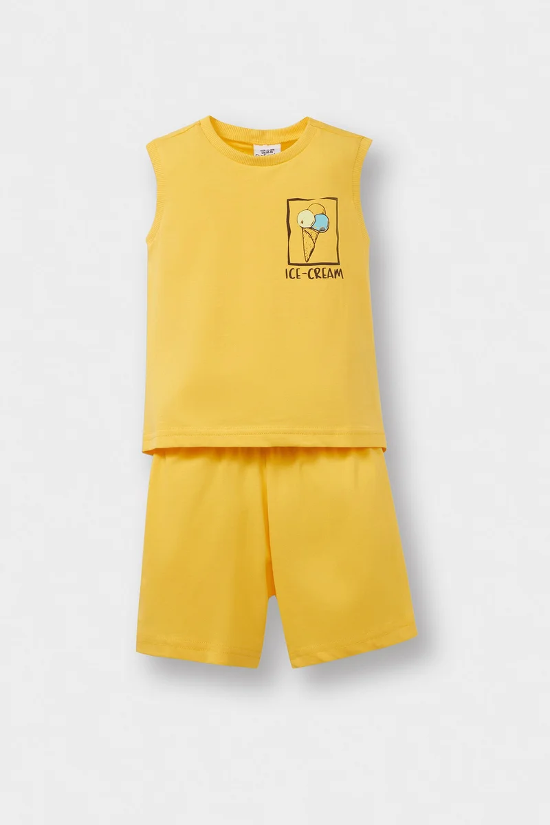 ديفاكتو Boy Printed 2 Piece Set