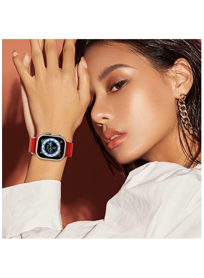 Sport New Silicone Band Compatible with Apple Watch Ultra Ocean 38/40/41mm Strap for iWatch Series Ultra 8 7 6 5 SE - Image 5