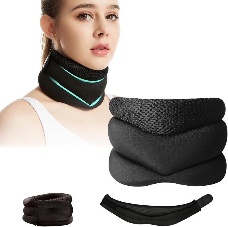 Soft foam cervical brace, cervical support belt, relieve neck pain and reduce cervical pressure - Image 2