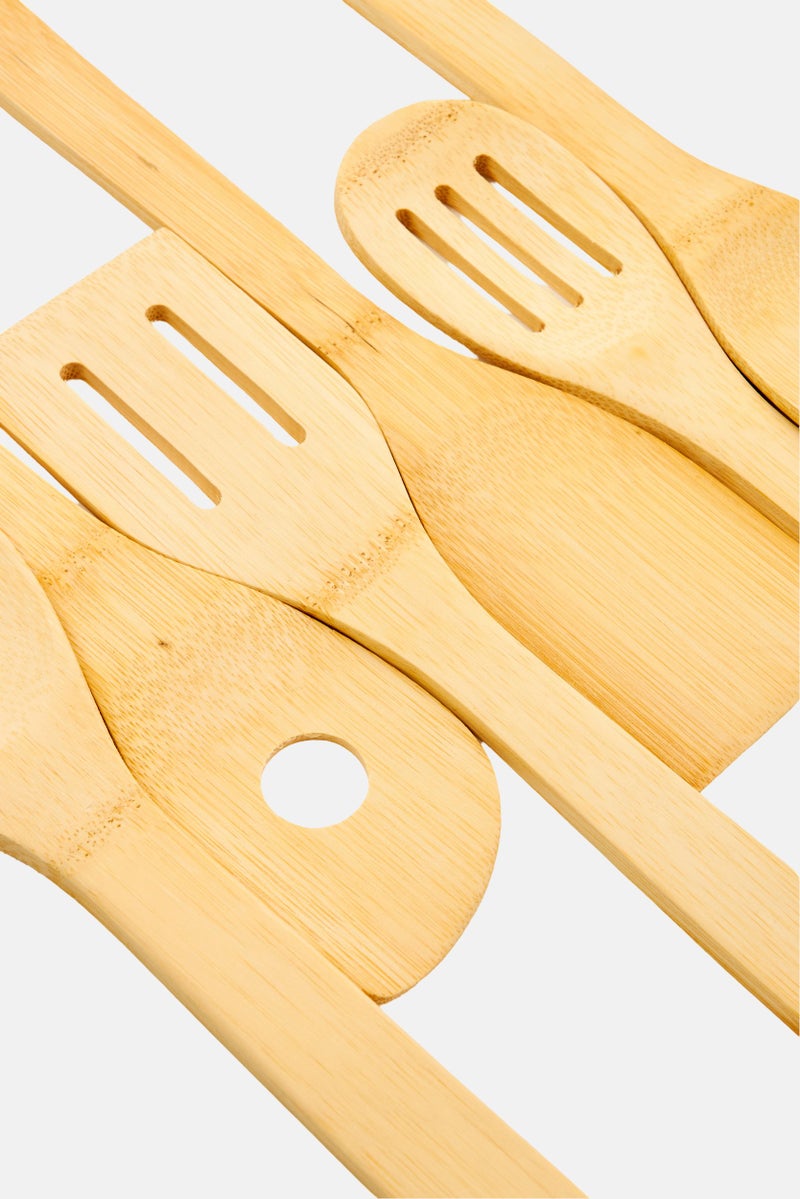Bombay 6 Pieces Kitchen Cooking Utensils With 1 Holder, Grey - Image 4