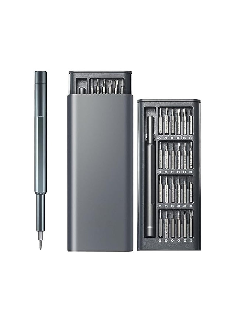 erorex Precision Screwdriver Set, 24 in 1 Mini Screwdriver, Magnetic Driver Bits Set, Set, S2 Alloy Steel Pocket Manual Screwdriver Tool Set, Repair Tool Kit - Image 1