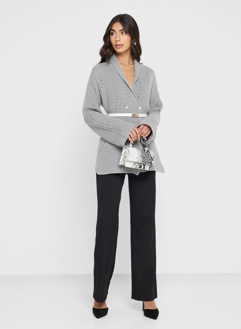 ELLA Knitted Blazer - Image 4