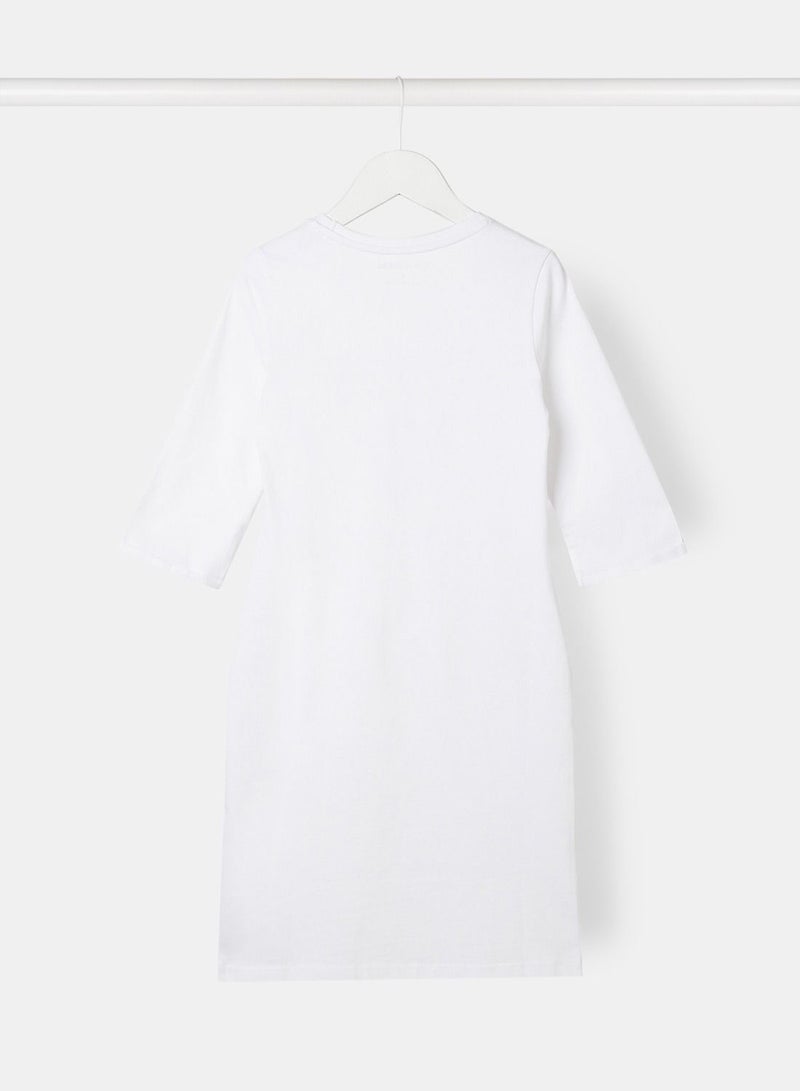 GUESS Girls Triangle Logo Dress - Image 2