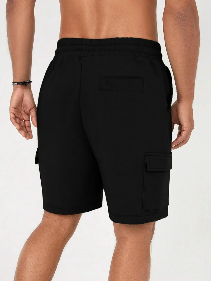 NOBERO  NOBERO Men's Black Cargo Shorts for Men | Best Price UAE