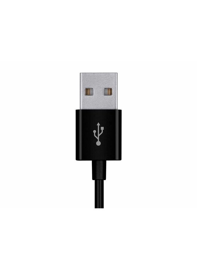 Monoprice USB-A Male to Micro-B Male Cable - 5-Pin, 22/30AWG, 2.4A, Polycarbonate Connectors, 0.5 Feet, Black - Select Series - Image 4