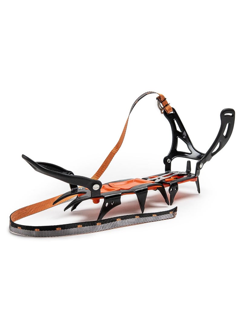 Bacca Bucci Adventure Gripster Ice Traction Crampons Free Size (Black and Orange, Free Size) - Image 3