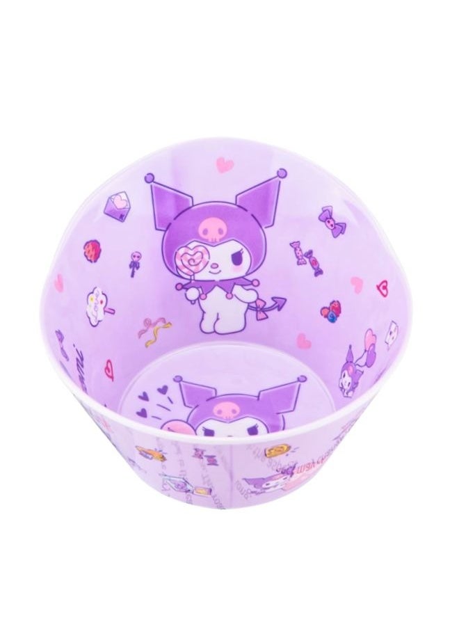 Sanrio Kuromi Kawaii  Bowl, Purple, Decorative Cartoon Design  - Image 1
