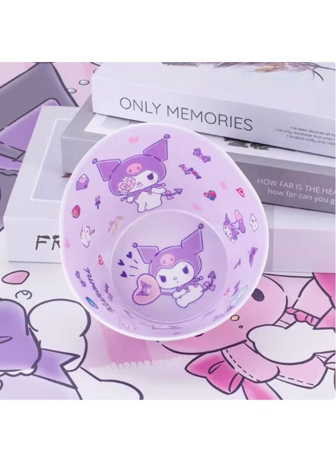 Sanrio Kuromi Kawaii  Bowl, Purple, Decorative Cartoon Design  - Image 2