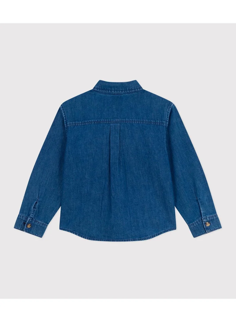 بيتي باتو Children's plain denim shirt