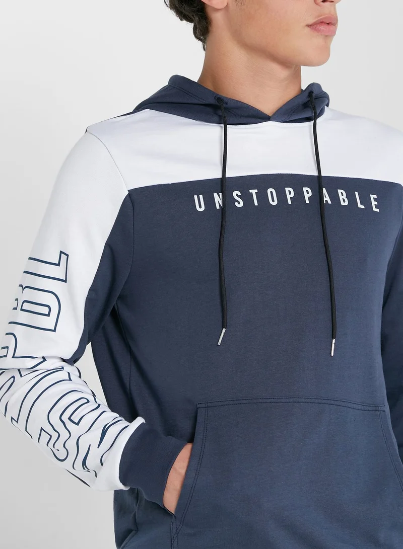 Seventy Five Colourblock Hoodie