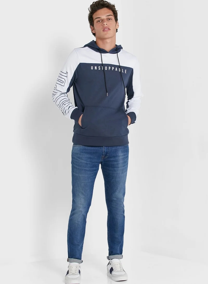 Seventy Five Colourblock Hoodie